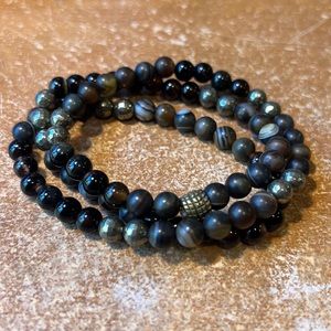 Sisco Berluti shades of black triple wrap